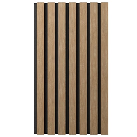Ekena Millwork AcoustixPro Noise Cancelling Traditional Medium Slat Wall Panel SWA1000X0500TRAB
